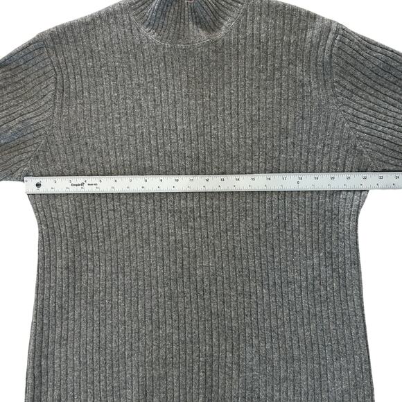 Vintage Guess Jeans Ribbed Mock Turtleneck Lambswool Sweater Sz. Large Unisex - Picture 6 of 9